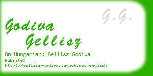 godiva gellisz business card